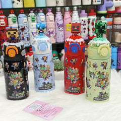 Minecraft Adventure Stainless Steel Water Bottle – 620ml | SUS 316 Insulated Kids Flask