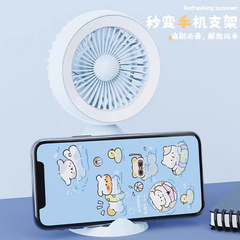 GlowBreeze™ LED Light Rechargeable Hand Fans | 3 Speed Modes | Type C | Lithium Battery