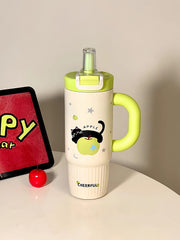 Sipora™ 800ml Stainless Steel Large Tumbler | SUS 316 | Hot & Cold Insulated | 2-Way Drinking