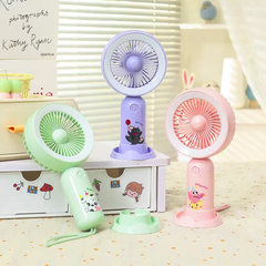GlowBreeze™ LED Light Rechargeable Hand Fans | 3 Speed Modes | Type C | Lithium Battery