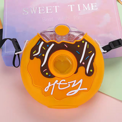🍩 Cute Donut-Shaped Water Bottles – 380ml