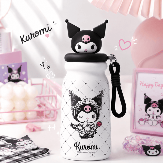 Kuromi™ Premium SUS 316 Stainless Steel Vacuum Bottle - 440ml - Hot / Cold ⭐