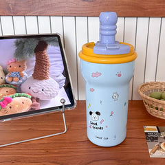 Cute Double Drinking Stainless Steel Thermal Flask – 600ml (SUS 316)