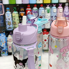 Sanrio BPA-Free Kids Water Bottle – 1000ml | Large Capacity Straw Bottle