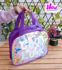 New Large Holographic Traveling Bags For Kids