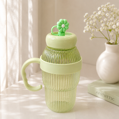 Flower Plastic Small Size Kids Tumblers | BPA Free | 550 ml Capacity