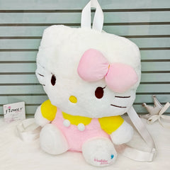 Cute Hello Kitty Plush Bagpacks For Girls