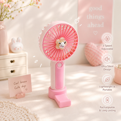 Sanrio Rechargeable Mini Cooling Fans | 3 Speed Mode | 6 Inch | Type C Charging