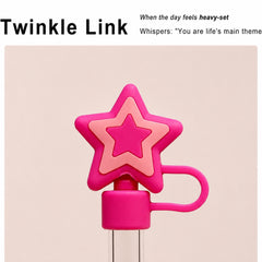 Star Shape Silicone Straw Stopper Cover
