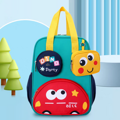 Imported Kids Backpack – Cute Multi-Pocket School Bag (Playgroup to Nursery) 14 × 10 inch