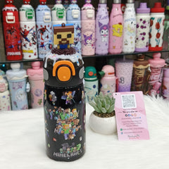 Minecraft Adventure Stainless Steel Water Bottle – 620ml | SUS 316 Insulated Kids Flask