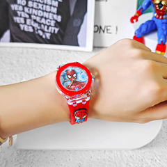 Marvel Analog Led Light Watches For Kids with Box