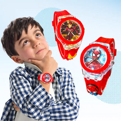 Marvel Analog Led Light Watches For Kids with Box