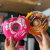 🍩 Cute Donut-Shaped Water Bottles – 380ml