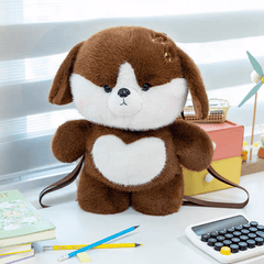 🐻 Premium Fluffy Teddy Plush Backpacks – Large Size (14 × 9 Inch)
