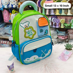 Cute Cartoon Kids Backpack – Small 13 × 10 Inch | Lightweight Everyday Backpack