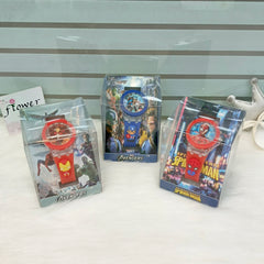 Marvel Analog Led Light Watches For Kids with Box