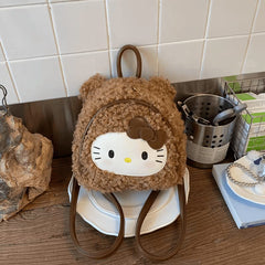Hello Kitty Plush Cute Mini Size Girls Backpacks