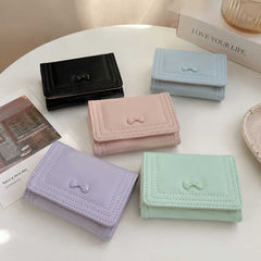 Korean Mini Flip Flap Card & Cash Holder Wallet (11 × 8 cm)