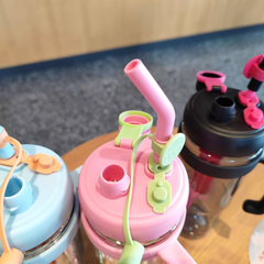 🥤 DualSip BPA-Free Tumbler Bottle with Straw & Sip Lid – 900ml