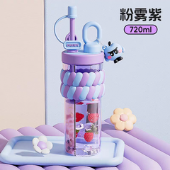 Twinsip⢠2 Compartments Acrylic Unbreakable Fancy Sippers | 720 ml
