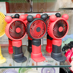 Mickey Mouse Mini Rechargeable Hand Fans | 300 mah battery | Type C Charging