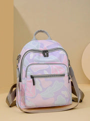 Parachute Material Girls Backpacks / Multi Pockets / Size 12 × 10 Inch