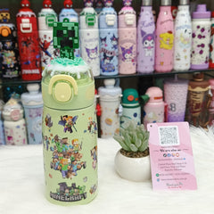 Minecraft Adventure Stainless Steel Water Bottle – 620ml | SUS 316 Insulated Kids Flask