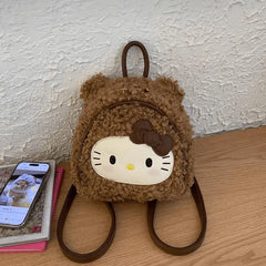 Hello Kitty Plush Cute Mini Size Girls Backpacks