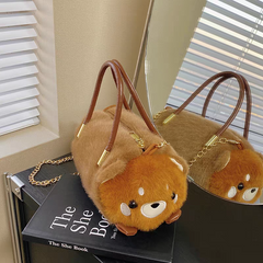 Plush Cat Crossbody Bags For Girls