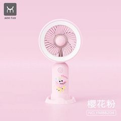 GlowBreeze™ LED Light Rechargeable Hand Fans | 3 Speed Modes | Type C | Lithium Battery