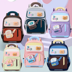 Premium Kids School Backpack with Cute Mini Pouch – 17 Inches | Suitable : Nursery to Class 3