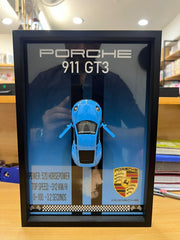 Premium 3D Mini Sports Car Display Wooden Frames For Room Decor & Car Lovers