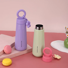Cute Daisy Loop Stainless Steel Thermal Flask Bottle | Hot & Cold Insulated | 450ml