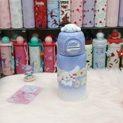 Sanrio Double Drinking Stainless Steel Vacuum Water Bottle – 480ml | Hot & Cold Insulated Flask