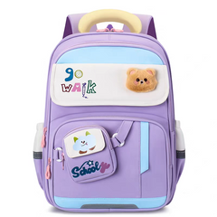 Premium Kids School Backpack with Cute Mini Pouch – 17 Inches | Suitable : Nursery to Class 3