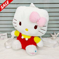 Cute Hello Kitty Plush Bagpacks For Girls