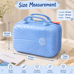 Premium Hard Fiber Small Luggage Bags – Waterproof & Unbreakable Size (13 × 10 Inch )
