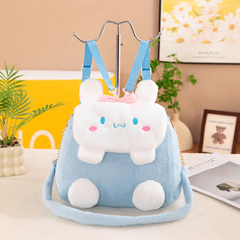 Cute Sanrio Plushes 2 in 1 Girls Backpacks / Bags 🥰
