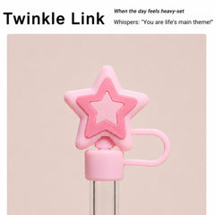 Star Shape Silicone Straw Stopper Cover