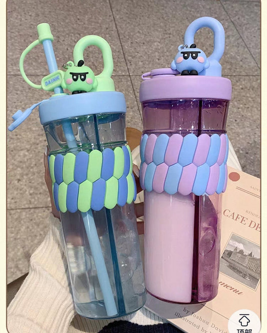 Twinsip™ 2 Compartments Acrylic Unbreakable Fancy Sippers | 720 ml