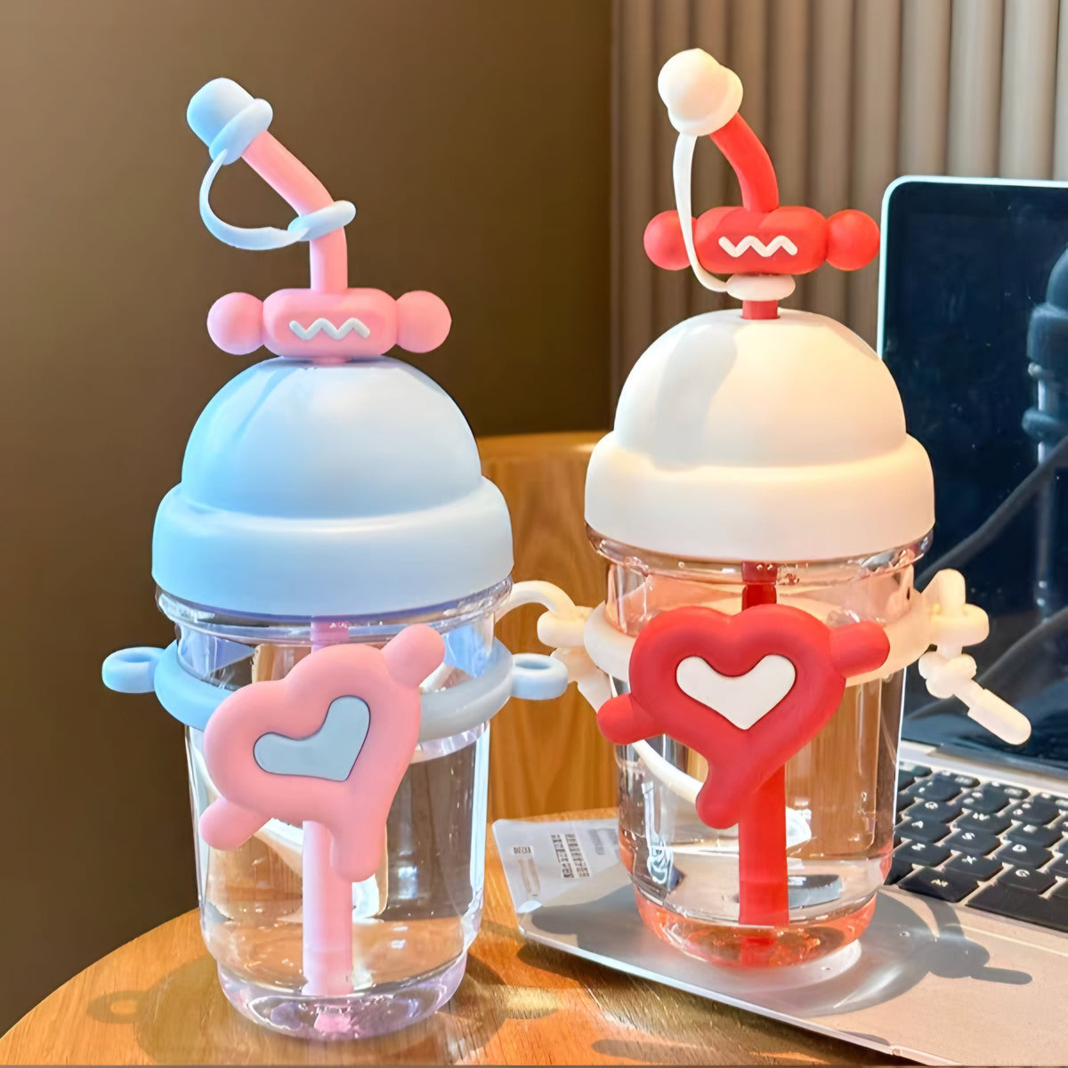 Beautifull Sipper Water Bottle – BPA Free Unbreakable Kids Drink Bottle - 800 ml