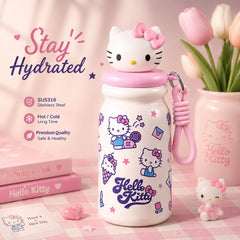 Hello Kitty™ Premium Stainless Steel Insulated Water Bottles - 440ml - Sus 316 - Hot / Cold ⭐