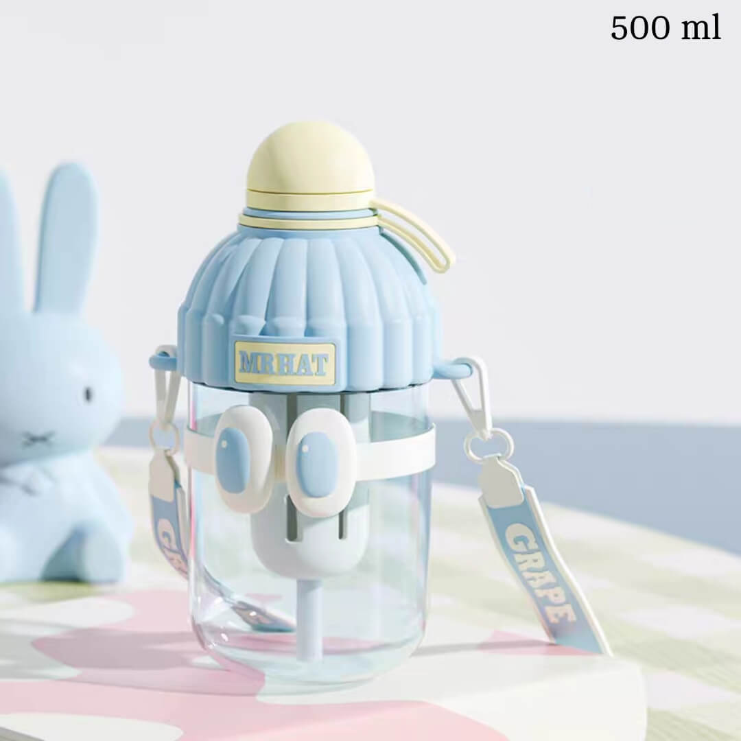 Children's Small Water Bottles - BPA Free Plastic - 500 ml