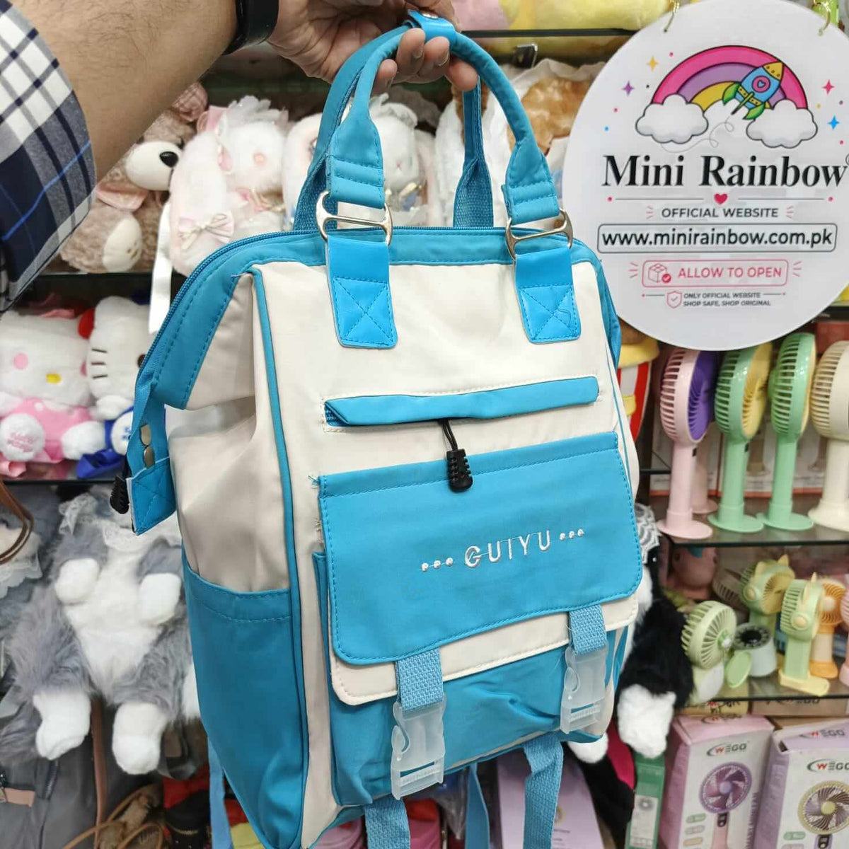 Stylish Parachute Womens Backpacks ( Size 15 × 10 Inch )