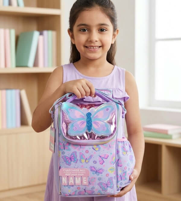 Girls Butterfly Vest Thermal Insulated Lunch Bag! 🦋💜