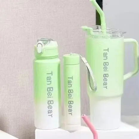 3PCS Premium Hydration Bottle & Tumbler Set | BPA Free Plastic