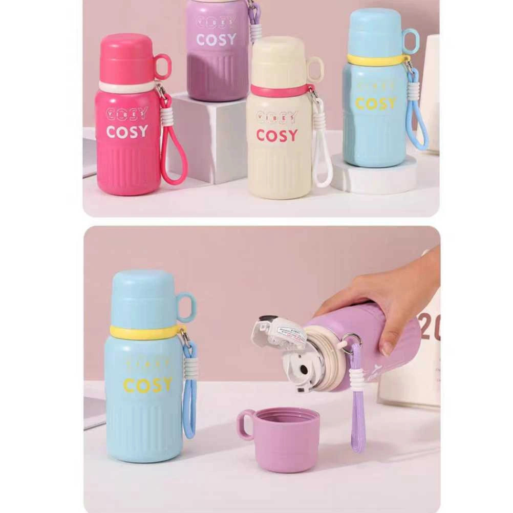 460ML COSY Stainless Steel Small Water Bottle with Cup ( Sus 316 ) Hot / Cold !