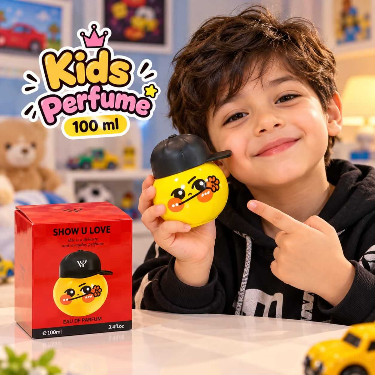 Smile Face Kids Perfume – 100 ml | Sweet Fragrance