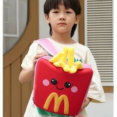 3D Hardshell Fries Bucket Shape Kids Bagpacks 🍟